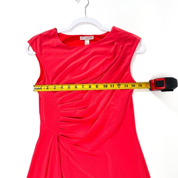 🌺👗 Dressbarn Coral Pink Midi Dress – Size Small – Retail: $50 🌸✨ - Picture 7 of 14